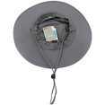 thumbnail image 3 of Wide Brim Sun Hat Mesh Bucket Hat Lightweight Bonnie Hat Perfect for Outdoor Activities, 3 of 7
