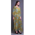 thumbnail image 3 of Bimba Kaftan Floral pour Femmes, Tenue d'Intérieur de Vacances, Robe Maxi, Couvre-Maillot de Plage-S-L, 3 of 5