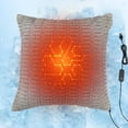 thumbnail image 3 of C Electric Heated Pillow Case Cover Usb Powered With Multiple Heat Settings Timing Function And Soft Cotton Fabric 17.7X17.7In For Comfort Warming Indoor Use, 3 of 6