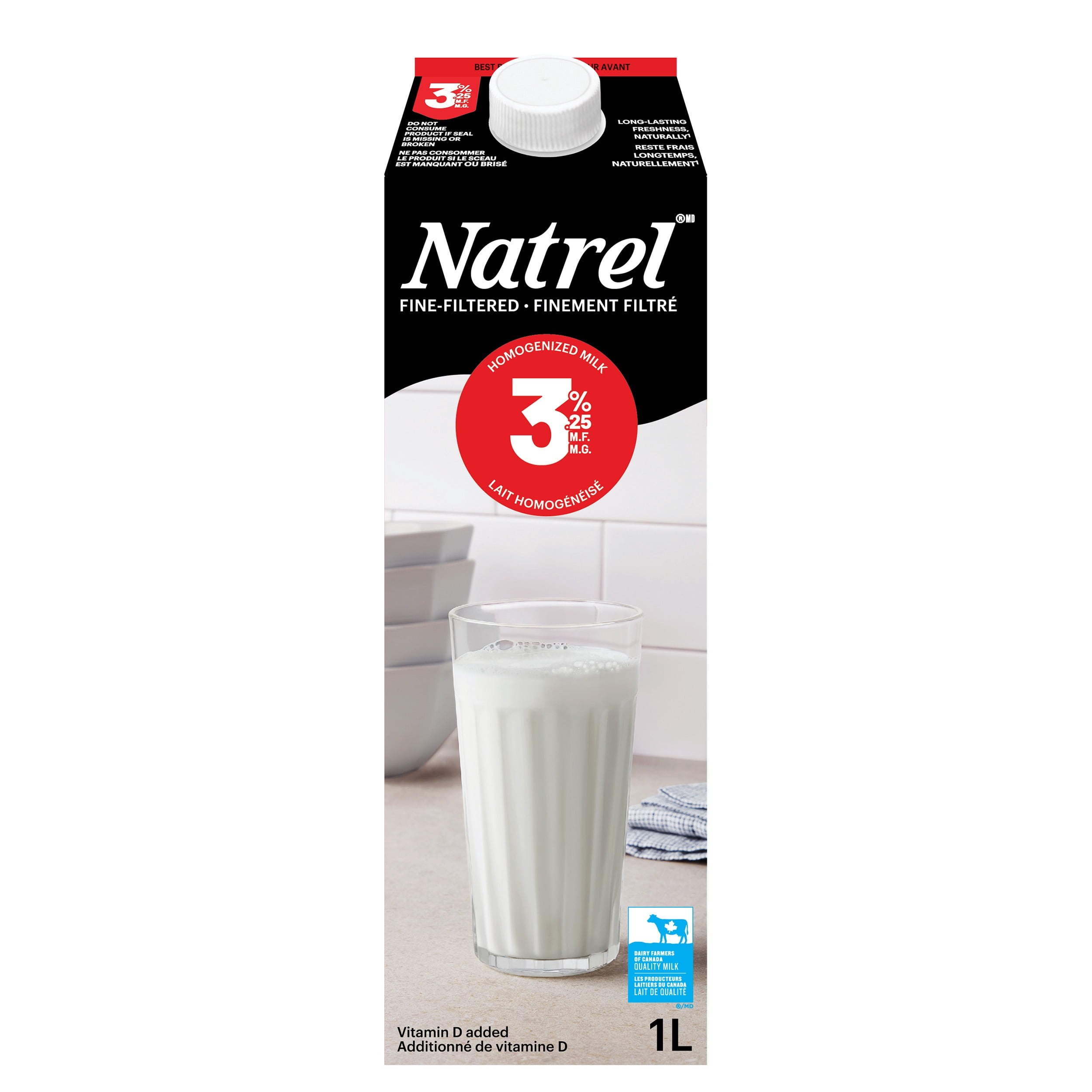 Natrel Lait Finement Filtré 3.25 %