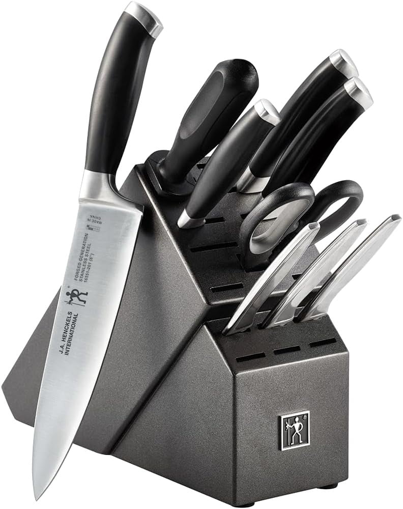HENCKELS Forged Generation 10 Piece Knife Block Set