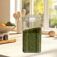 thumbnail image 3 of YIMWNYI Clear Airtight Food Storage Container, Plastic Canisters, Kitchen Pantry Organization, Leak-Proof Storage, Ideal for Flour, Rice, Snacks, Easy to Clean, Food Safe, BPA-Free, 3 of 6