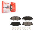 thumbnail image 1 of SIM Rear Semi-Metallic Disc Brake Pads SIM-1274 for Car Jeep Wrangler Liberty JK Dodge Nitro, 1 of 8