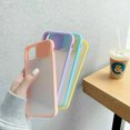thumbnail image 4 of Designed for iPhone 13 Case with Slide Camera Cover, Shockproof Soft Rubber Bumper & Hard Back Protective Case for iPhone 13 6.1 inch (2021) - Sky Blue, 4 of 5