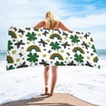 thumbnail image 1 of Saint Patricks Day Decorations Home Microfiber Beach Towel Super Lightweight Colorful Bath Towel Sandproof Beach Blanket Multi-Purpose Towel For Travel Swimming Pool 30x60 Inch, 1 of 5