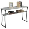 thumbnail image 1 of Convenience Concepts X-Calibur Table Console, Fini Bois de Bouleau Synthétique Gris, 1 of 2