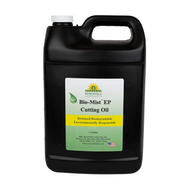 Renewable Lubricants Bio-Mist EP 1 Gal Bottle, Yellow (Renewable 86733)