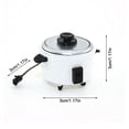 thumbnail image 3 of Miniature Simulation Rice Cooker Mini Rice Cooker Cooker Model Kitchen Model, 3 of 8