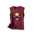 thumbnail image 4 of lSLJS Blouse Sans Manches Imprimée Décontractée pour Femme à Col Rond, Coupe Ajustée, Chandail à Enfiler, Débardeurs pour Femmes, 4 of 5