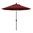 thumbnail image 2 of California Umbrella GSCUF908117-SA03 Parasol de Marché en Fibre de Verre de 9 Pi, Inclinaison à Col, Bronze-Pacifica-Rouge, 2 of 3