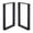 Style A, variant on DOLITY Metal Coffee Table Legs, Desk Legs, Set of 2, 27.5 Inches Tall, Industrial Table Style C