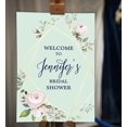 thumbnail image 2 of Darling Souvenir MADE WITH LOVE PersonalizedWelcomeSignFor Bridal Shower,Geometrical Lines With Roses,Bridal Shower Collection Great For Your Celebrations- 18x 12, 2 of 5