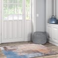 thumbnail image 4 of Tapis d'appoint lavable Kyler 3 pi x 5 pi beige et bleu, 4 of 7