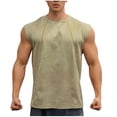 thumbnail image 2 of JDQJBZ Débardeurs pour Hommes à Porter au Quotidien Col Rond Légers Sans Manches Hauts d'Été, 2 of 5