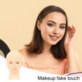 thumbnail image 3 of Visland Professional Female Mannequin Head for Makeup Practice Bald Manikin Head with Good Display Effect for Makeup Training Eyelash Extensions And Wig Display, 3 of 7