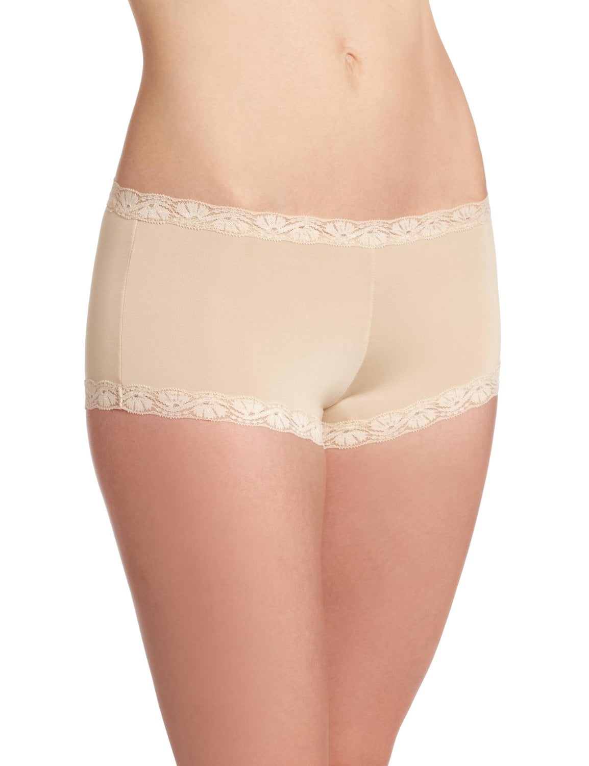 Maidenform Womens One Fab Fit Microfiber and Lace Boyshort - Best-Seller, 9