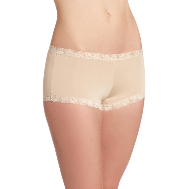 Maidenform Womens One Fab Fit Microfiber and Lace Boyshort - Best-Seller, 9