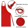 thumbnail image 4 of TOPTIE Tabliers de Cuisine pour Enfants en Toile de Coton et Ensemble de Toque de Chef, 4 of 7