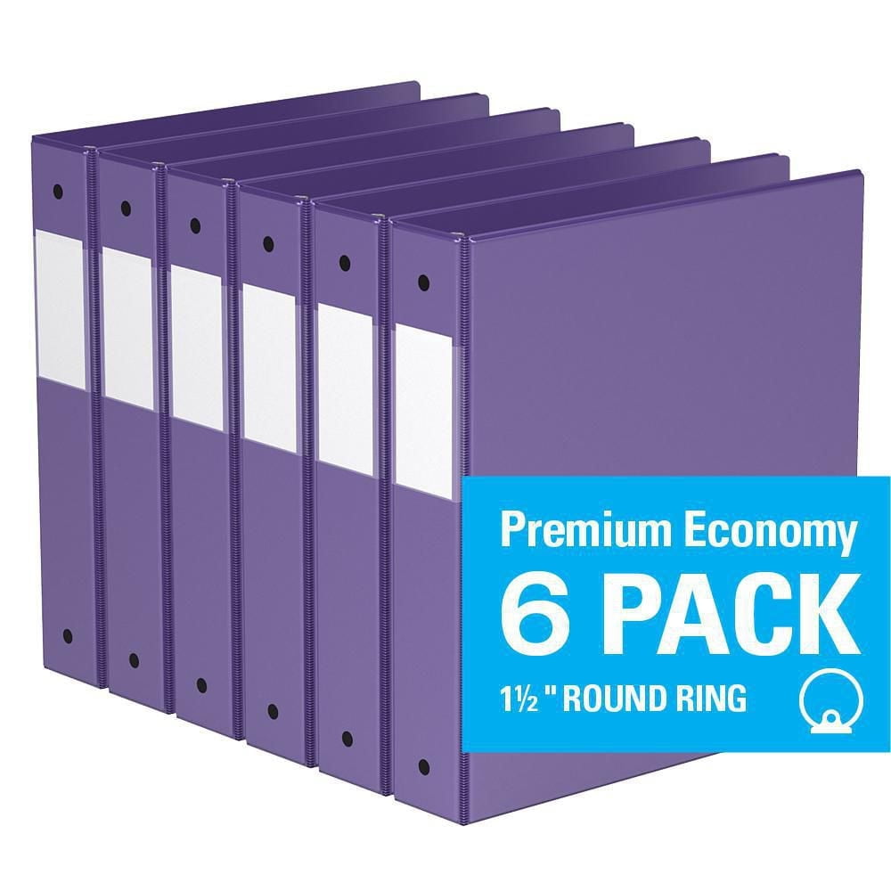 Davis Group, Premium Economy, Round Ring, Binder, 6 Pack