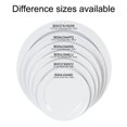 thumbnail image 2 of Excellanté Milan Collection Mélamine Blanche Assiette à Dessert Ronde 7-1/4 Pouces, Blanche, 12 Pcs, 2 of 2