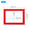 thumbnail image 2 of Unique Bargains 4x6 Magnetic Picture Frame, 4pcs A6 Magnetic Frame Magnetic Photo Frames Self-Adhesive  for Refrigerator, Red, 2 of 7