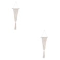thumbnail image 1 of Thinsony Lightweight And Portable Macrame Planter Wall Hanging Basket Versatile Solution white 22-3 2Set, 1 of 6