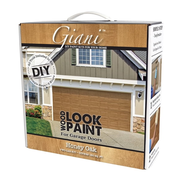 Kit de Peinture Aspect Bois pour Portes de Garage (Chêne Miel)