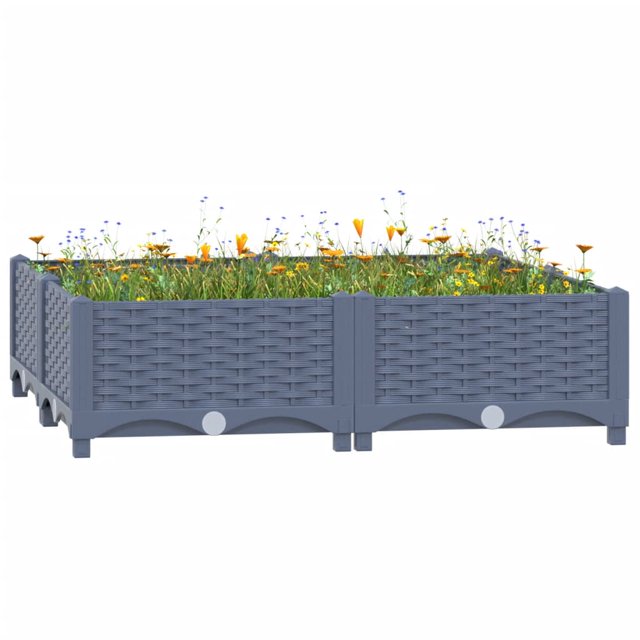 vidaXL Lit Surélevé 80x80x23 cm Polypropylène