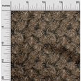 thumbnail image 2 of oneOone Viscose Chiffon Brown Fabric Leaves Sewing Craft Projects Fabric Prints By Yard 42 Inch Wide, 2 of 4