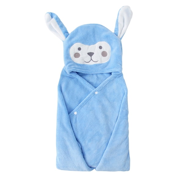 Hooded bath towel soft coral fleece towel bath baby hooded bath towel absorbent bathrobe suitable for newborn infants and children
