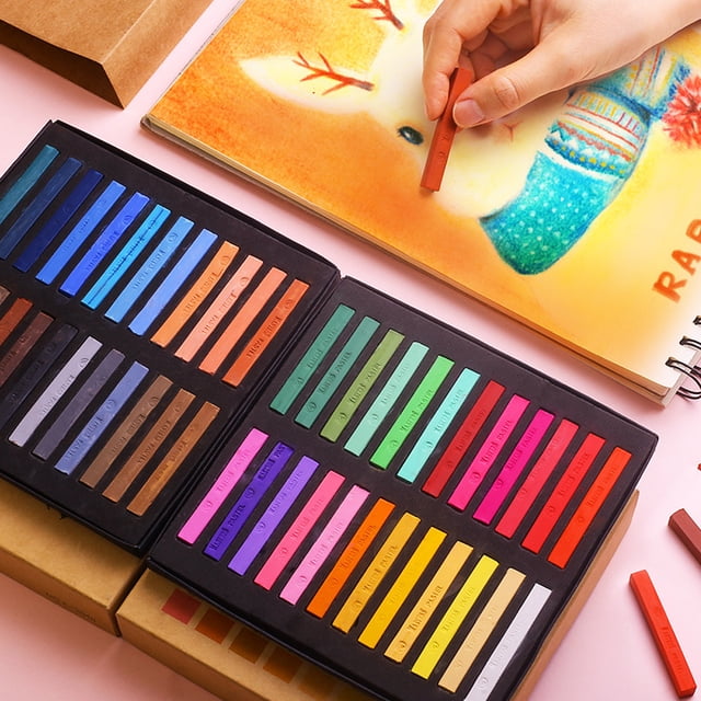 Pastels Set for Art Drawing Painting Supplies Express Delicate Works Save After Painting