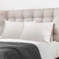 thumbnail image 2 of PiccoCasa Pure Cotton Pillowcases 2 Pcs Soft with Envelope Isabelline Standard, 2 of 7