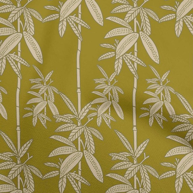 oneOone Cotton Poplin Light Green Fabric Tropical Palm Tree Sewing Craft Projects Fabric Prints By Yard 42 Inch Wide