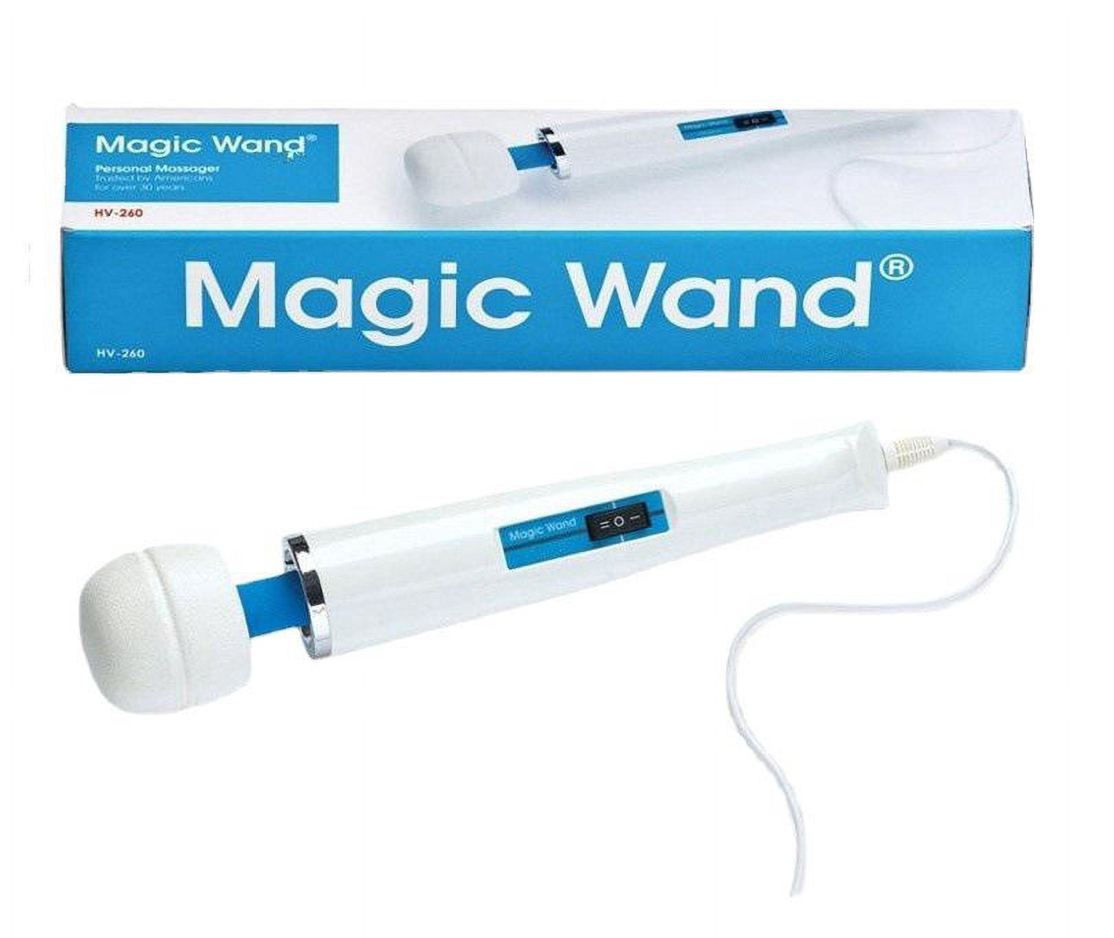 The Original Magic Wand with Free Travel Massager 1 piece white