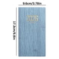 thumbnail image 3 of Wzzjkit School Supplies A6 Mini Notebook Organizer Planner Daily Planner Notebook Travel Diary, 3 of 3