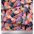 thumbnail image 2 of Soimoi Cotton Voile Fabric Triangle & Texture Print Fabric by Yard 42 Inch Wide, 2 of 3
