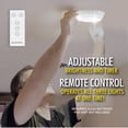 thumbnail image 4 of Bell + Howell Bionic LED Puck Lights 3-Pack – Wireless Under Cabinet Lighting with Remote Control, 4 of 6