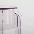 thumbnail image 3 of Heavenly Collection Clear Plastic Bar Stool, 3 of 5