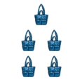 thumbnail image 3 of Baohd Larger Capacity Tote Bag With Big Opening For Easy Access Books Crossbody Bag blue 5Set, 3 of 6