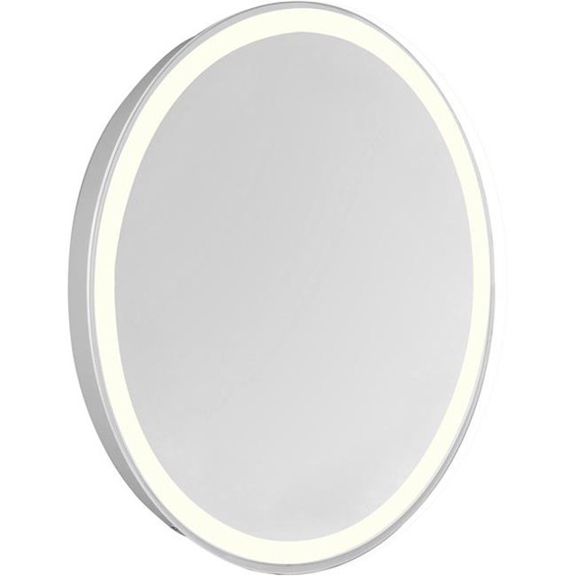 Miroir Électrique à Bord LED Ovale Dimmable 3000K - 21 x 28 Po.