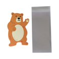 thumbnail image 1 of CEHVOM 10 Pack Cartoon Animal Food Creative Card Baking Packaging Bags Clearance, 1 of 7