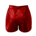 thumbnail image 4 of Clearance Sale 2025 Intimates Ladies Leather Shorts Multi Colored High Waisted Stretch Casual Shorts, 4 of 5