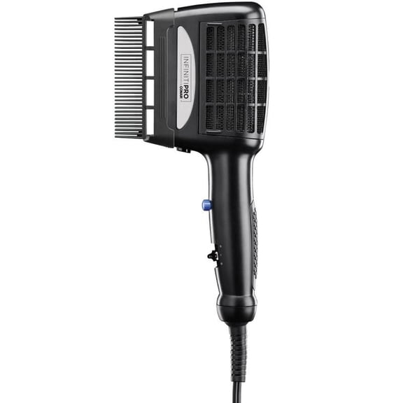 Séchoir et coiffeur texturé 3‑en‑1 1875 W InfinitiPRO by Conair, céramique ionique, noir, 1 pièce
