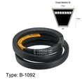 thumbnail image 4 of Unique Bargains B-1450 V Belt Machine Transmission Rubber, Black Replacement Drive Belt, 4 of 4