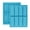 Sky Blue, variant on Silicone Molds for Baking, Usavan 8-Cavity Rectangular Bar Flexible Non-Stick, Reusable Chocolate Truffle Bread Cereal Energy Bar Molds for Oven Microwave Dishwasher