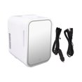 thumbnail image 2 of 0 to 65 degrees Celsius ool and Heat Mini Fridge, 8L Portable Beauty Fridges with Dimmable Light, Car DC12v Socket,  Lighter Cable, Small Refrigerator for Home Car Makeup, 2 of 8