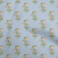 thumbnail image 1 of oneOone Polyester Spandex Dusty Blue Fabric Florals Fabric For Sewing Printed Craft Fabric By The Yard 56 Inch Wide, 1 of 4