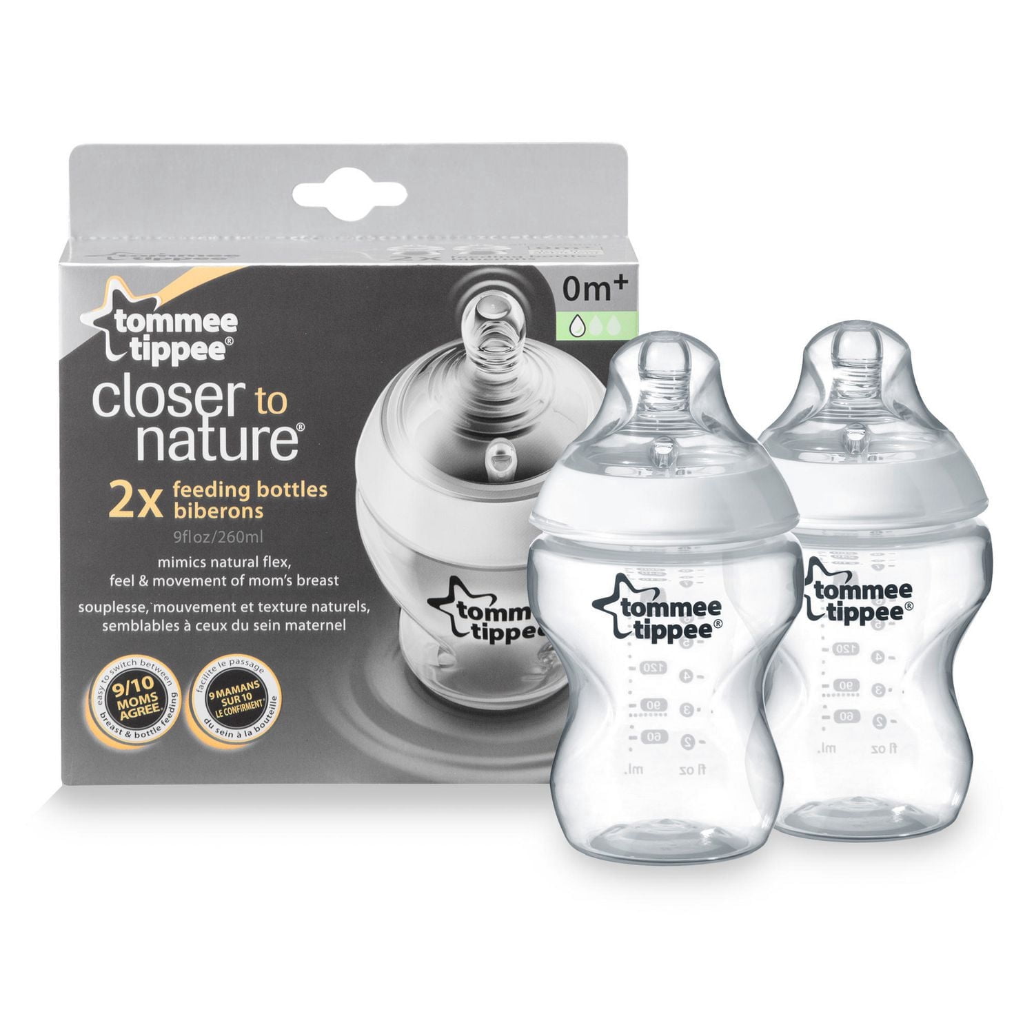 Closer To Nature 9 Fl Oz Bottle X2