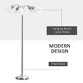 thumbnail image 4 of HOMCOM Arc Tree Floor Lamp 5 Adjustable Lights Standing Reading Light, 4 of 10