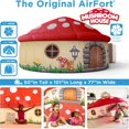 thumbnail image 3 of The Original Patented AirFort - Build A Fort in 30 Seconds Inflatable Fort for Kids Play Tent for 3-14 Years A Playhouse Where Imagination Runs Wild Fan not Included (Mushroom House), 3 of 5